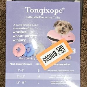 Tonqixope Inflatable Protective Collar - Pink